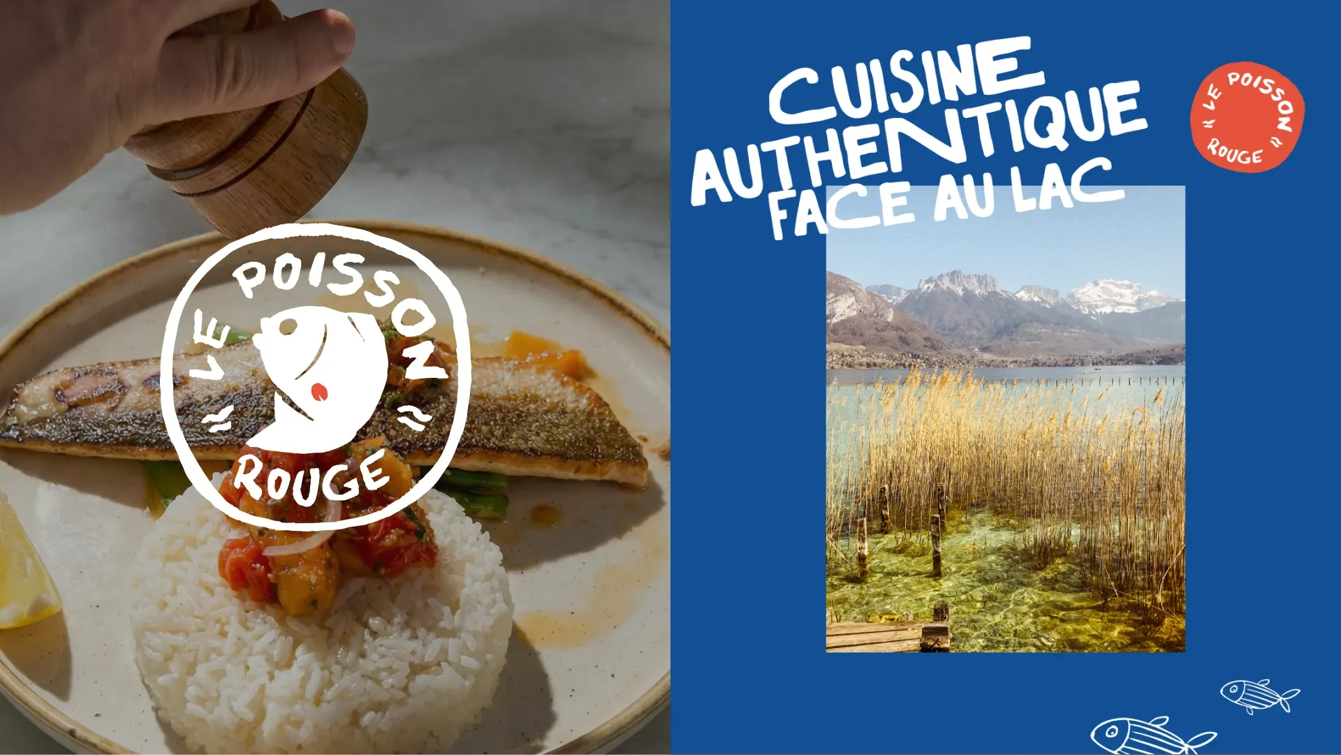 Le Poisson Rouge brand identity