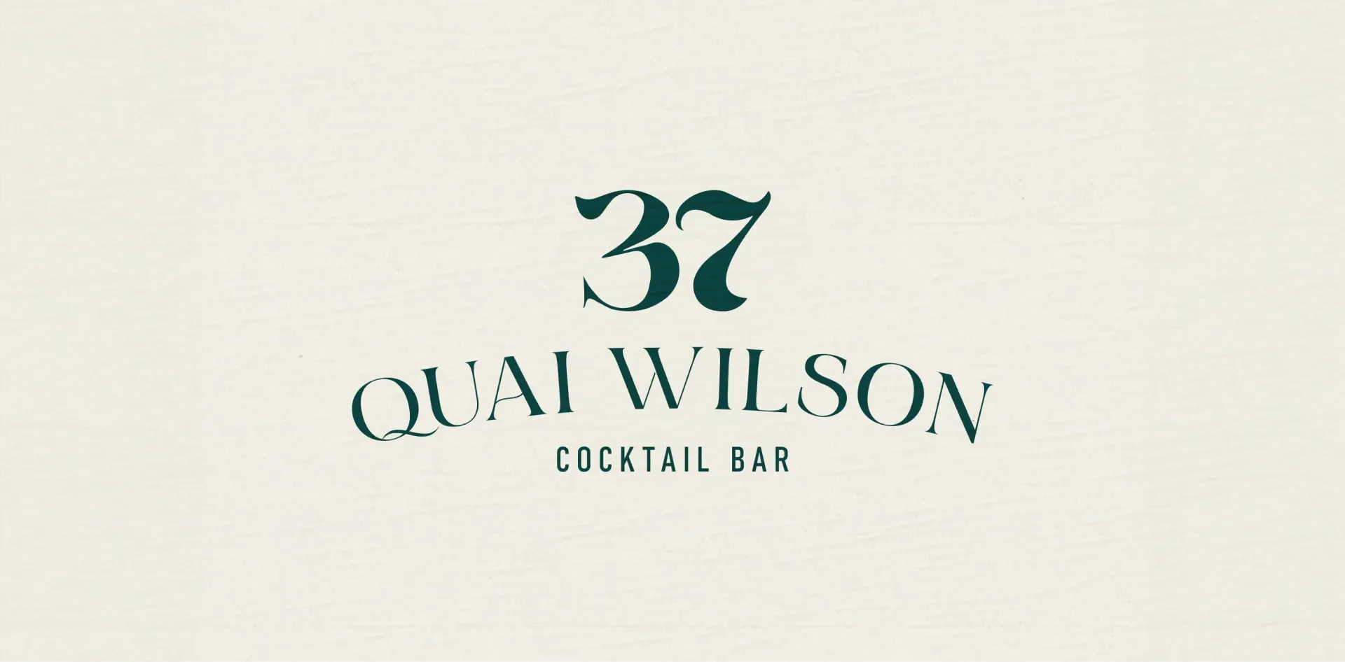 37 Quai Wilson bar identity