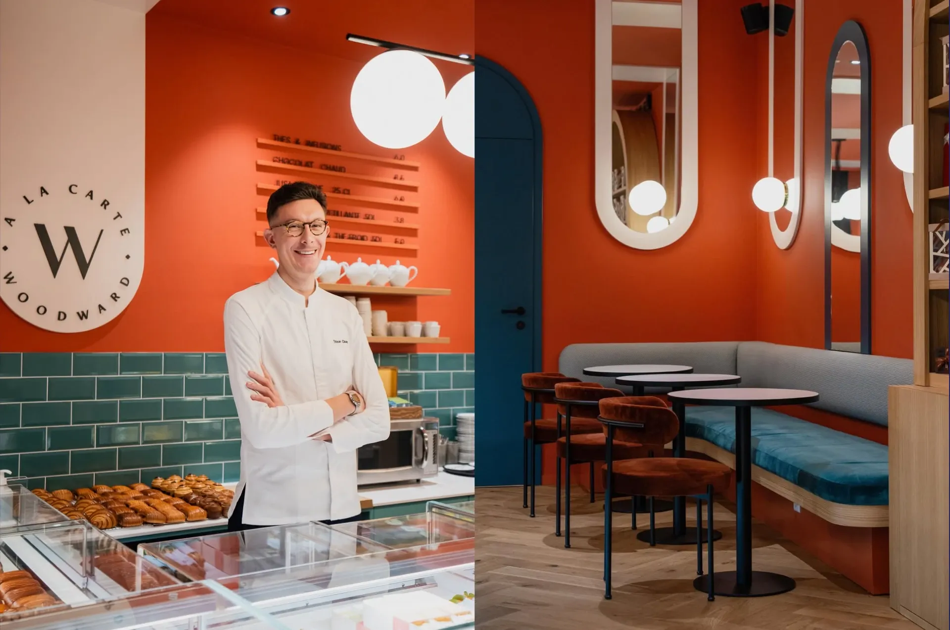Comptoir Woodward brand identity