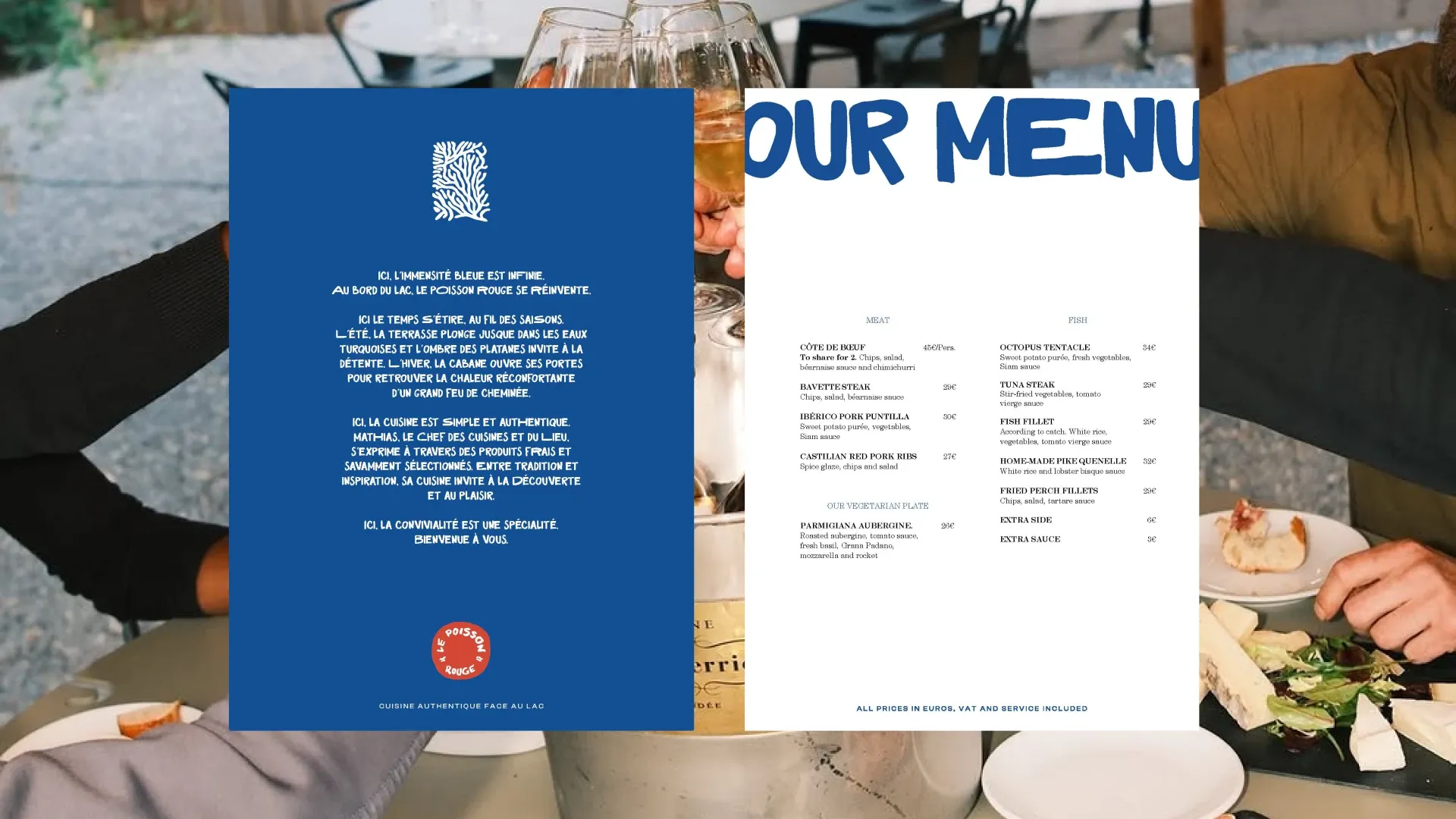 Le Poisson Rouge brand identity