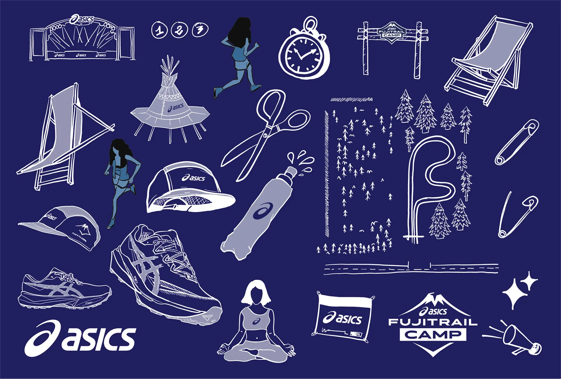 ASICS Fuji Trail Camp