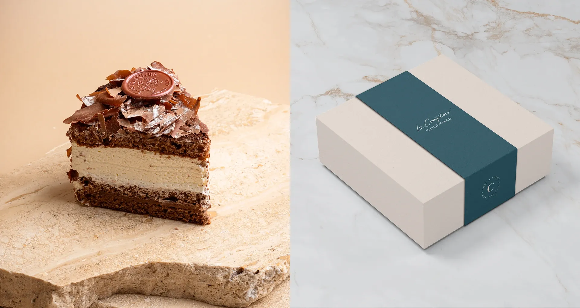 Comptoir Woodward brand identity